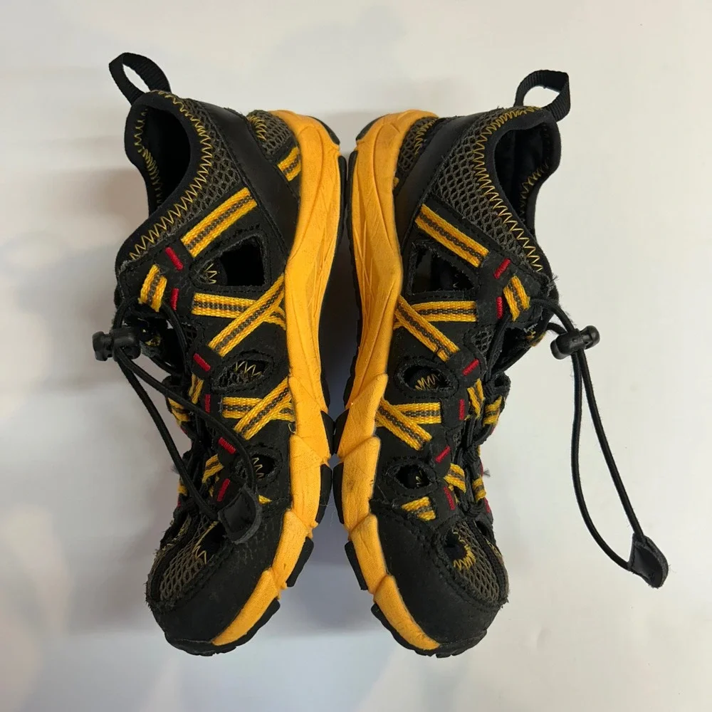 Merrell Boys M-Hydro Chop Shan Water Sandals Black Yellow Red Big Boys Size 1W